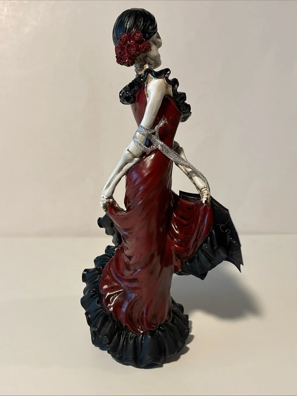 10” Resin Catrina Day Of The Dead By Bella Luxx NWT
